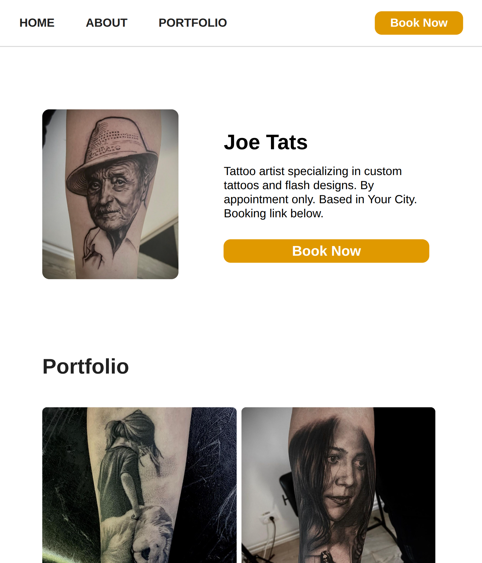 Mobile Booking Dashboard preview